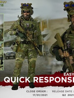 [สั่งจอง]Easy&Simple 26040C 1/6 : SMU Tier 1 Operator Part XI Quick Response Force