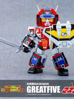 [สั่งจอง]Action Toys Mighty Deformed Maskman Greatfive (16CM)