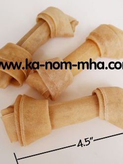 กระดูกผูก สีธรรมชาติ ขนาด 4.5 นิ้ว 1 kg