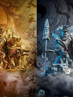 [สั่งจอง]Infinity Studio Guardian of Heaven Subdues the Evil Dragon [Gray / Gold Version]