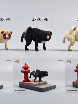 [สั่งจอง]JXK JXK069 1/6 : Leg Lift Pug