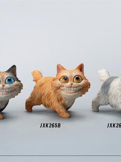 [สั่งจอง] JXK : Grinning Cat Figurine