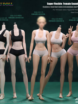 [สั่งจอง]JIAOU DOLL 1/6 : Detachable Foot supermodel - Female body (Without Head ไม่รวมหัวปั้น)