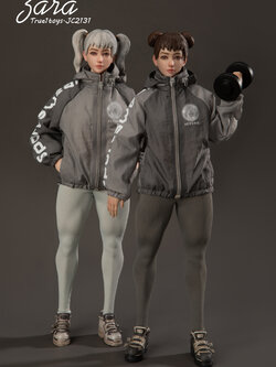 [สั่งจอง]True1Toys 1/6 : Sporty Girl ZARA