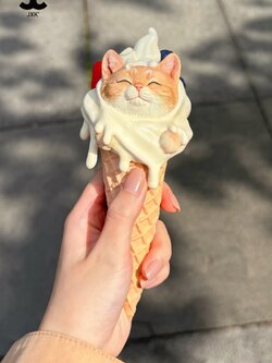 [สั่งจอง]JXK JXK255 : Kitty Cone Figurine