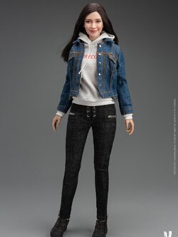 [สั่งจอง] VERYCOOL VCL-1005 / FX10 1/6 : Denim Leisure Wear Set - Head Sculpt & Female Body