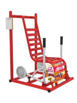 เครื่องออกกำลังกายกลางแจ้งผู้ใหญ่, บริหารแขน-หัวไหล่-หน้าอก (แบบนั่งดันยกน้ำหนัก) ,ลานกีฬาอเนกประสงค์ สวนสาธารณะ ,เทศบาล,หมู่บ้าน,ผลิตในไทย, สั่งทำตามสีที่ต้องการได้ ขนาด 100 x 100 x 120 ซม.