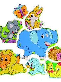 ภาพตัดต่อฝูงสัตว์9 ชนิด,ของเล่น,ภาพตัดต่อ,ของเล่นไม้,สัตว์,ของเล่นเสริมทักษะการเรียนรู้, ของเล่นเสริมพัฒนาการเด็กอนุบาล, สื่อการสอนปฐมวัย, พร้อมส่ง