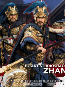 [สั่งจอง]FZ Art studio×HAOYUTOYS FZ-002 1/6 : The Legend of Heroes - Zhang Liao (Zhang Wenyuan)