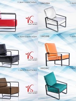 [สั่งจอง]โซฟาเดิร์นๆ VSTOYS 1/6 19XG58A/B/C -19XG59A/B/C Modern sofa