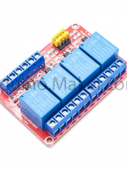 Relay 4 channel 5V รีเลย์ 4 ชาแนล 5V (Ative Low/Ative High)