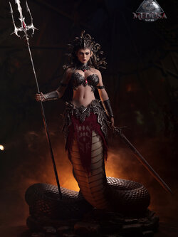 [พร้อมส่ง ]TBLeague 1/6 ： Medusa [Reissue] - PL2023-220A (ดำ)