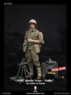 [พร้อมส่ง] Facepoolfigure 1/6 : USMC Mortar Team - “Snafu”- FP-017B : Special Edition