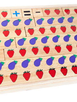 แท่งไม้นับจำนวน ตัวเลข-ภาพ , ของเล่นไม้, ของเล่นเสริมพัฒนาการ, ของเล่นเด็กอนุบาล, สื่อการสอนเด็กอนุบาล