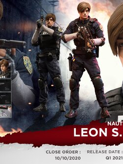 [สั่งจอง]NAUTS x DAMTOYS DMS030 1/6 : RESIDENT EVIL 2 - LEON S.KENNEDY