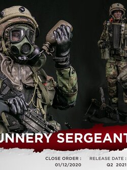 [สั่งจอง]DAMTOYS 78082 1/6 : Gunnery sergeant Crews