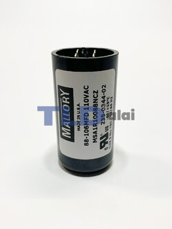 คาปาซิเตอร์สตาร์ท 88-106uf 110v ใช้กับ ปั๊มน้ำบาดาล, ปั๊มซัมเมอร์ส(ซัมเมิส), Franklin , คาปาซิเตอร์, START CAPACITOR ยี่ห้อ Mallory