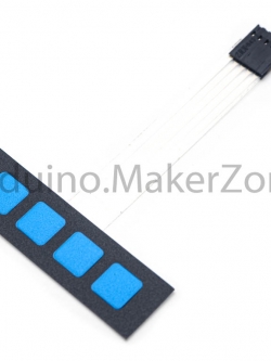 Membrane 1x4 Matrix Keypad ปุ่มกด 1x4
