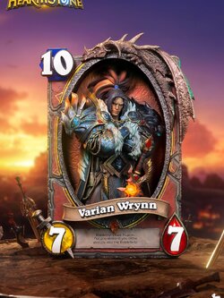 [สั่งจอง]HEX Collectibles : Varian Wryn Art Statue (Blizzard Hearthstone)