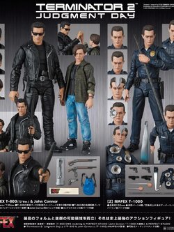 [สั่งจอง]Mafex - No.280 : T-800 (T2 Ver.) & John Connor