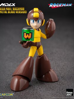 [พร้อมส่ง] Threezero 3Z05750A0 4" : MDLX - Mega Man / Rockman (Metal Blade Version)