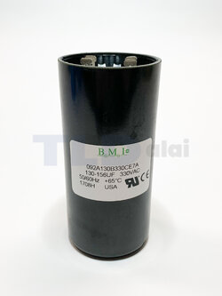 คาปาซิเตอร์สตาร์ท 130-156uf 330v ใช้กับ ปั๊มน้ำบาดาล, ปั๊มซัมเมอร์ส(ซัมเมิส), Franklin , คาปาซิเตอร์, START CAPACITOR ยี่ห้อ BMI