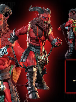 [สั่งจอง]FOUR HORSEMEN : Figura Obscura series - Krampus