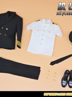 [สั่งจอง]CUKE TOYS MA-042 1/6 : Airplane Captain Set