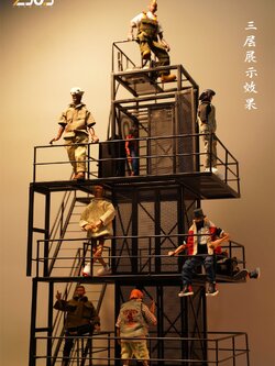 [สั่งจอง]ZBOBTOYS 1/12 : Iron frame lifting display platform