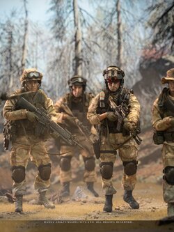 [สั่งจอง] Crazy Figure LTY002 CFTOYS 1/12 Task Force Ranger