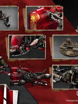 [พร้อมส่ง] FOGTOYS 1/12 : “Falcon” Translucent .VER 01FT