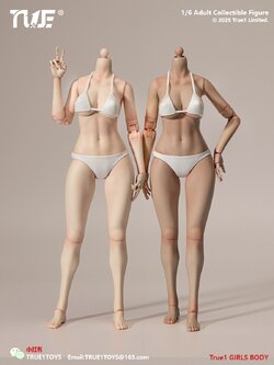 [สั่งจอง]True1Toys 1/6 : Narrow Shoulder Fully Articulated Joints Female Body
