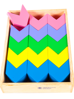 บล็อกสร้างสรรค์สามเหลี่ยม 30 ชิ้น ,ของเล่น, ของเล่นเด็ก, จิ๊กซอว์, ตัวต่อ, ของเล่นไม้, ของเล่นเสริมพัฒนาการ, ของเล่นเด็กอนุบาล, สื่อการสอนเด็กอนุบาล