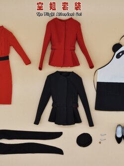 [สั่งจอง]CUKE TOYS MA-027 1/6 : The Flight Attendant Set