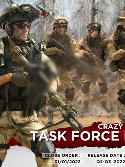 [สั่งจอง]Crazy Figure LTY002 CFTOYS 1/12 Task Force Ranger
