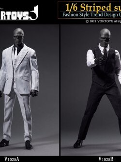 [สั่งจอง]VORTOYS V1025 1/6 : Men's Striped Suit