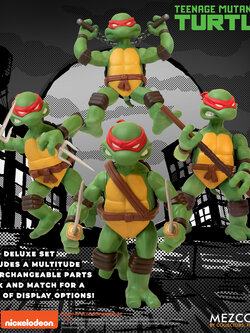 [สั่งจอง]Mezco Toyz 5 POINTS : Teenage Mutant Ninja Turtles Deluxe (3.75นิ้ว)