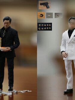 [พร้อมส้่ง] aton custom ชุดสูท และ หัว1/12 มีให้เลือก 3 แบบ