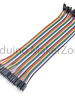Jump Wire 40x20cm Male to Male สายจั๊ม 40 เส้น ยาว 20 ซม. ผู้-ผู้