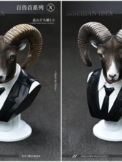 [สั่งจอง]Mostoys ：Siberian Ibex Head Figuer 2.0