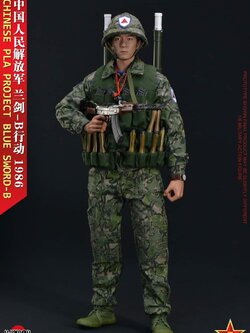 [สั่งจอง] UJINDOU UD9037 1/6 : Chinese PLA Operation Project Blue Sword-B 1986