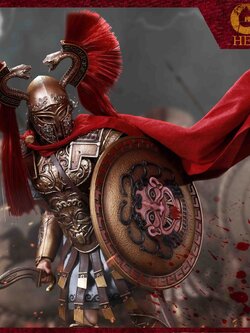 [สั่งจอง]HHMODEL & HAOYUTOYS HH18021 1/6 Scale Imperial Army-Greek Heavy Infantry