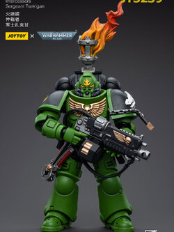 [พร้อมส่ง] Joy toy 1/18--- Salamanders Intercessors ----- JT5239 : Sergeant Tsek'gan