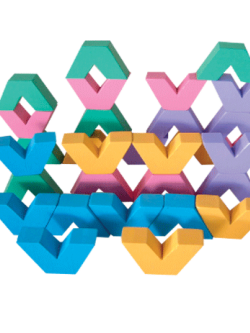 บล็อกสร้างสรรค์ตัววี30 ชิ้น , ของเล่นไม้,ของเล่น, ของเล่นเด็ก, จิ๊กซอว์, ตัวต่อ, ของเล่นเสริมพัฒนาการ, ของเล่นเด็กอนุบาล, สื่อการสอนเด็กอนุบาล