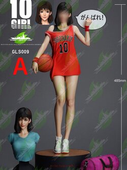 [สั่งจอง]GREEN LEAF STUDIO GLS009 1/4 : Basketball girl statue red/white ver.