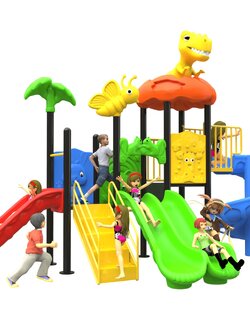 เครื่องเล่นสนามกลางแจ้ง ในร่ม, ชุด ผจญภัยกับไดโน ,กระดานลื่น, ของเล่น,ครุภัณฑ์สนามเด็กเล่น, สพฐ,โครงการโรงเรียนประชารัฐ playground,สไลเดอร์,ของเล่นเสริมพัฒนาการ,เครื่องเล่นสนาม, สนามเด็กเล่น