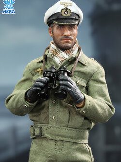 [สั่งจอง]DID XD80026 1/12 : Palm Hero Series WWII German U-Boat Commander - Lehmann