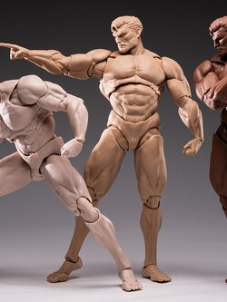 [สั่งจอง]MORFIG B.B-01 1/12 : Blank Male Body Action Figure