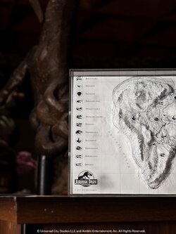[สั่งจอง]ECC : Jurassic Park Isla Nublar 3D Map Display