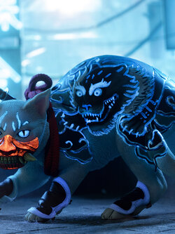 [สั่งจอง] JXK 1/4 : Japanese relief tattoo cat